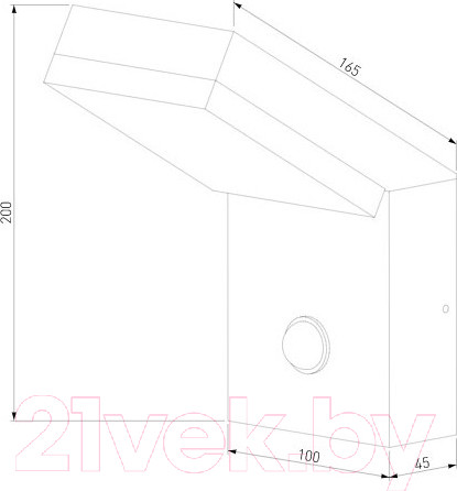 Изображение товара Бра уличное Elektrostandard Techno LED 1541 (черный)