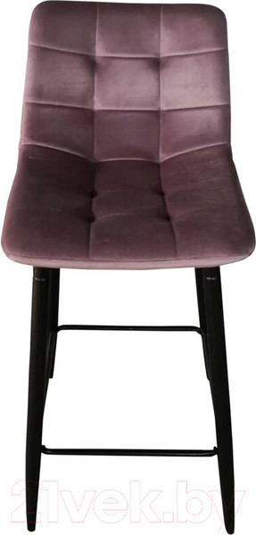 Изображение товара Стул барный AksHome Mia (пыльная роза велюр HLR25/черный)