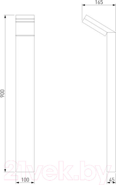 Изображение товара Светильник уличный Elektrostandard Techno LED 1542 (серый)