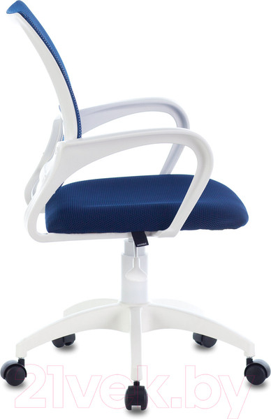 Изображение товара Кресло офисное Brabix Fly MG-396W / 532399 (белый/темно-синий TW-05/TW-10)