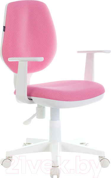 Изображение товара Кресло детское Brabix Fancy MG-201W / 532409 (белый/розовый TW-13A)