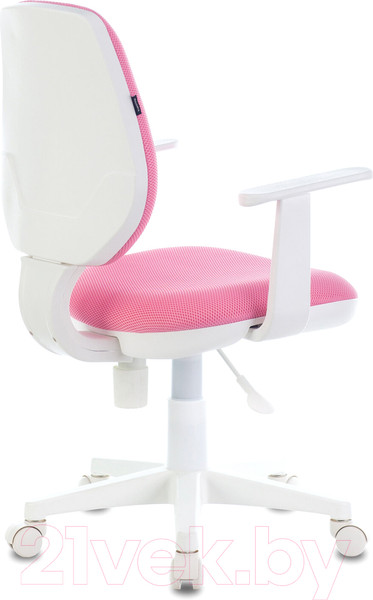 Изображение товара Кресло детское Brabix Fancy MG-201W / 532409 (белый/розовый TW-13A)