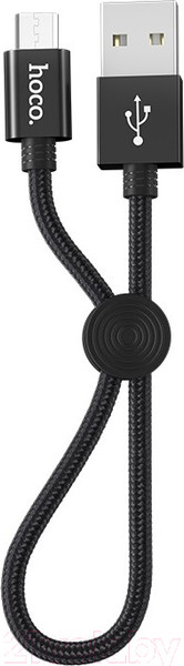 Изображение товара Кабель Hoco X35 Premium AM-MicroBM (0.25м, черный)