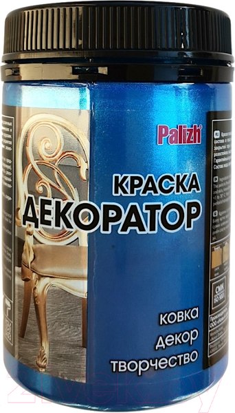 Изображение товара Краска Palizh Декоратор Акриловая (250г, лазурит)