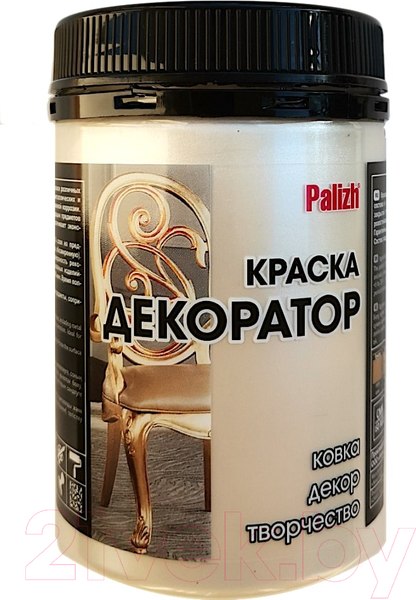 Изображение товара Краска Palizh Декоратор Акриловая (250г, серебристый перламутр)
