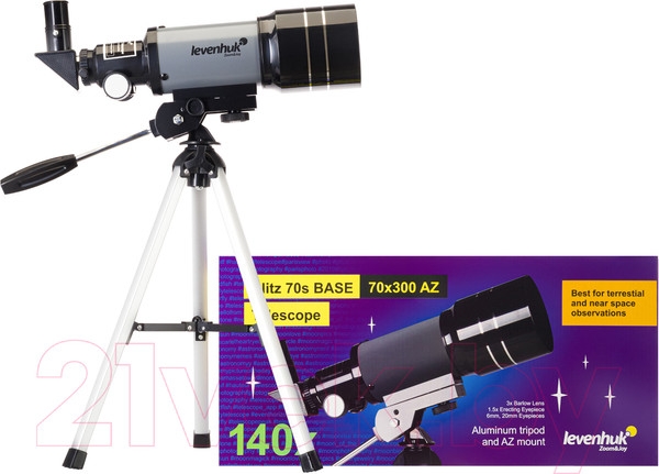 Изображение товара Телескоп Levenhuk Blitz 70s Base / 77100