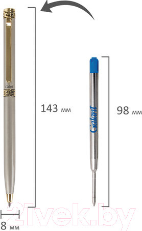 Изображение товара Ручка шариковая имиджевая Galant Brigitte / 141009 (синий)