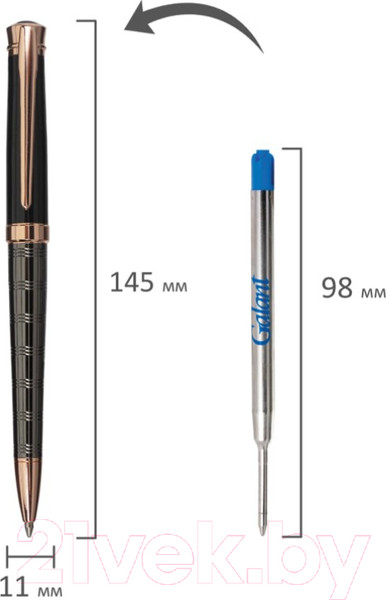 Изображение товара Ручка шариковая имиджевая Galant Collage / 143507 (синий)