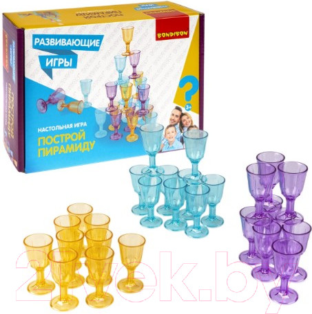 Изображение товара Развивающая игра Bondibon Построй пирамиду / ВВ5164