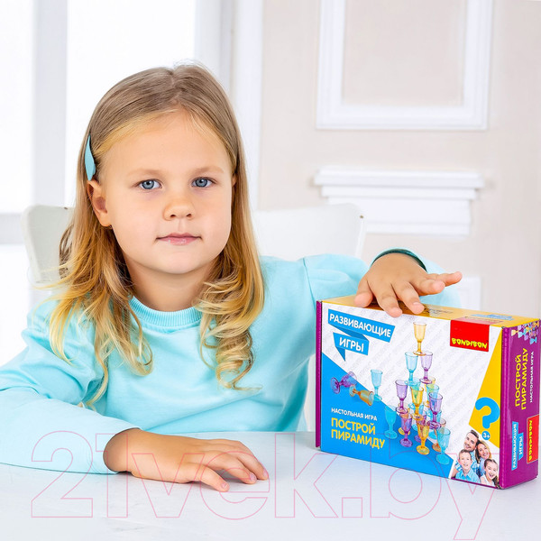 Изображение товара Развивающая игра Bondibon Построй пирамиду / ВВ5164