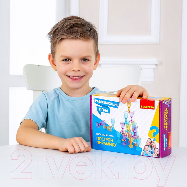 Изображение товара Развивающая игра Bondibon Построй пирамиду / ВВ5164