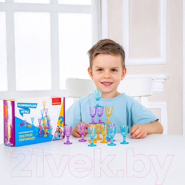 Изображение товара Развивающая игра Bondibon Построй пирамиду / ВВ5164