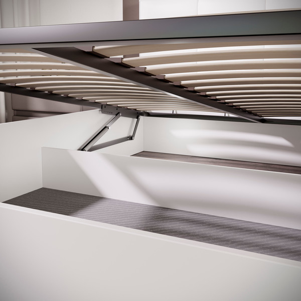 Изображение товара Двуспальная кровать ТриЯ Агата тип 1 с ПМ 160x200 (белый)