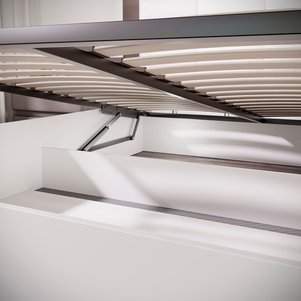 Изображение товара Двуспальная кровать ТриЯ Агата тип 1 с ПМ 160x200 (белый)