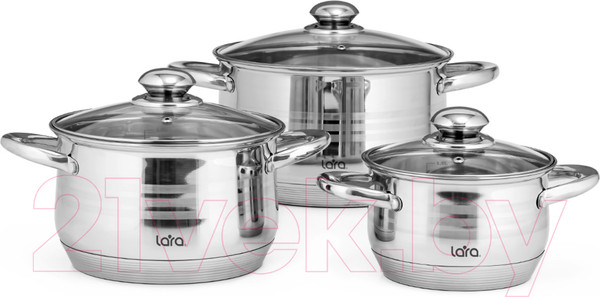 Изображение товара Набор кастрюль Lara Sonata LR02-100