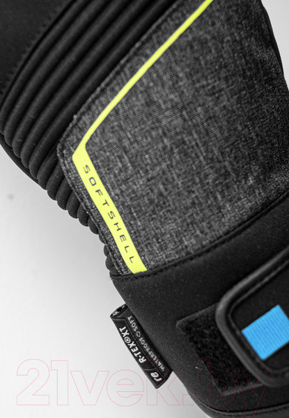 Изображение товара Перчатки лыжные Reusch Luca R-Tex XT / 6101251-7623 (р-р 10, Black Melange/Safety Yellow/Brilliant Blue)