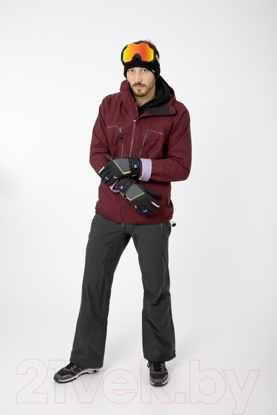 Изображение товара Перчатки лыжные Reusch Luca R-Tex XT / 6101251-7623 (р-р 10, Black Melange/Safety Yellow/Brilliant Blue)