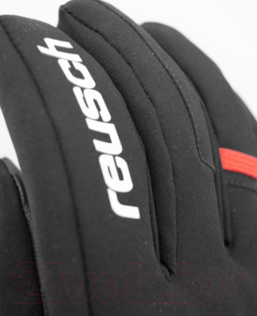Изображение товара Перчатки лыжные Reusch Luca R-Tex XT / 6101251-7680 (р-р 10.5, Black/Black Melange/Fire Red)