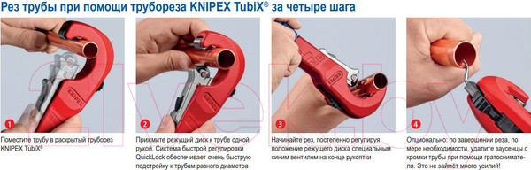Изображение товара Труборез Knipex TubiX 903102SB