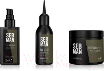 Изображение товара Шампунь для волос Seb Man 3-в-1 The Multi-Tasker Hair Beard&Body (1л)