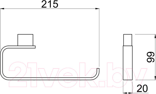 Изображение товара Держатель для полотенца Allen Brau 6.21010-31