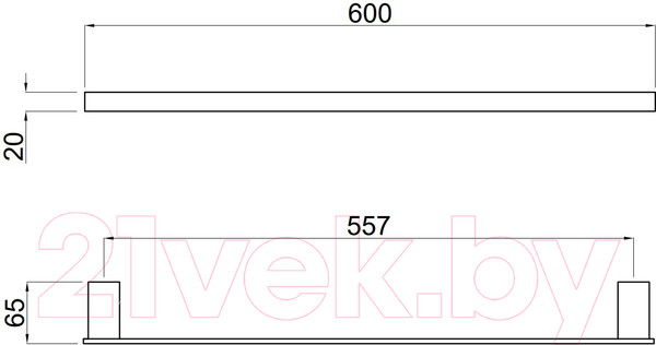 Изображение товара Держатель для полотенца Allen Brau 6.21011-31