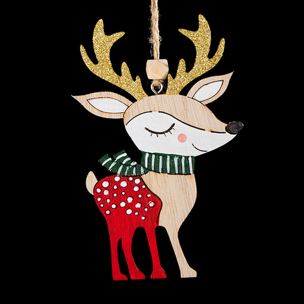 Изображение товара Елочная игрушка Erich Krause Decor Олененок-золотые рога / 53591