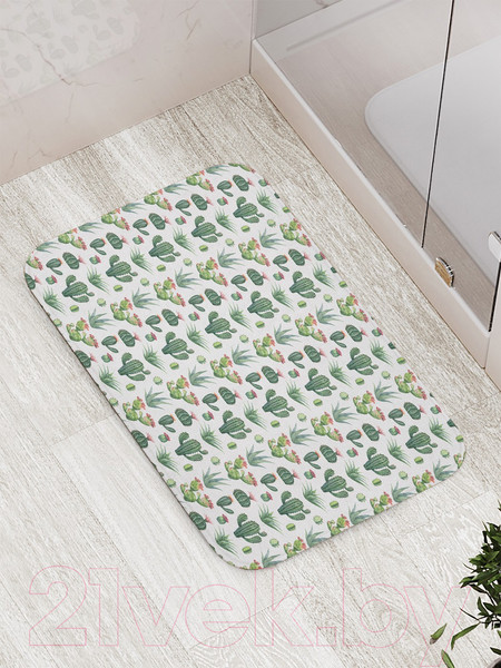 Изображение товара Коврик для ванной JoyArty Маленькие кактусы / bath_122816