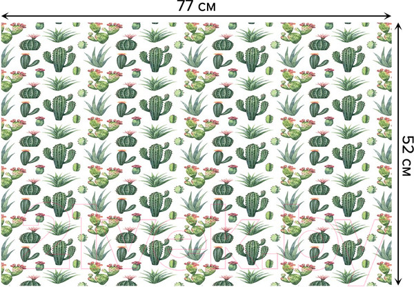 Изображение товара Коврик для ванной JoyArty Маленькие кактусы / bath_122816