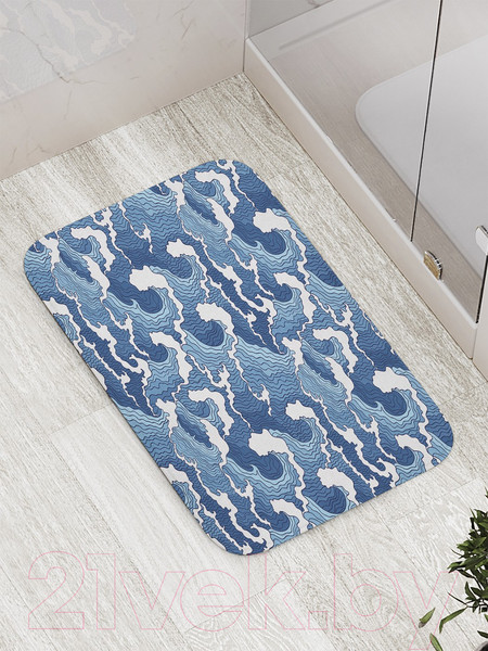 Изображение товара Коврик для ванной JoyArty Море волнуется / bath_60630
