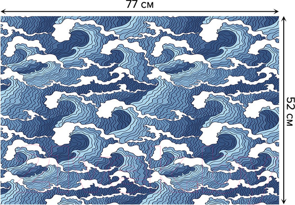 Изображение товара Коврик для ванной JoyArty Море волнуется / bath_60630
