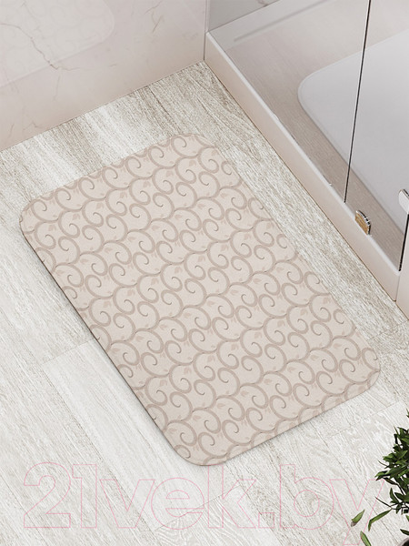 Изображение товара Коврик для ванной JoyArty Завитки обычные / bath_13527