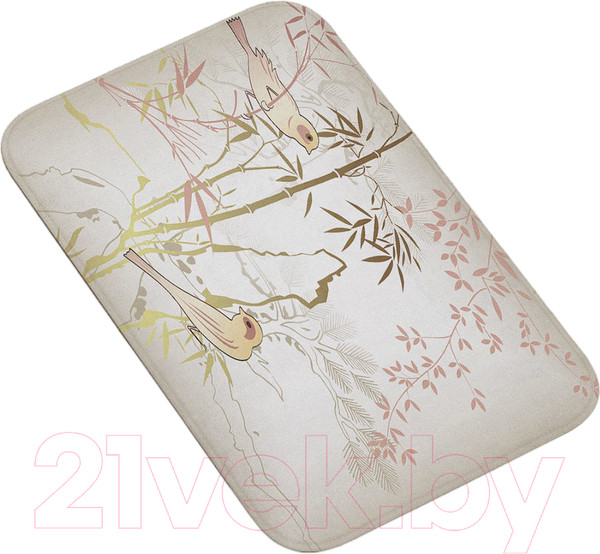 Изображение товара Коврик для ванной JoyArty Птицы на ветках / bath_10014