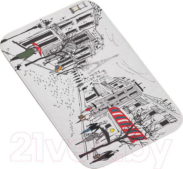 Изображение товара Коврик для ванной JoyArty Дождливый Париж / bath_14713