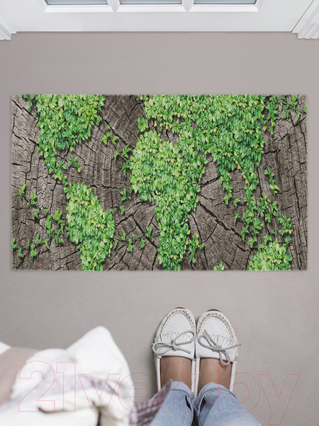 Изображение товара Коврик грязезащитный JoyArty Проросший пень / door_9044