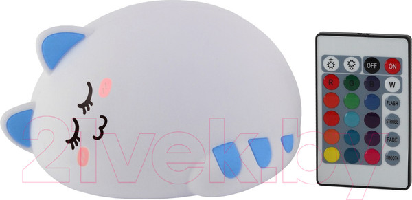 Изображение товара Ночник ЭРА NLED-415-2W-BU / Б0041095 (белый/синий)