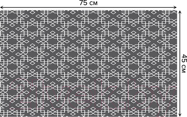 Изображение товара Коврик грязезащитный JoyArty Прямоугольные лабиринты / door_59209