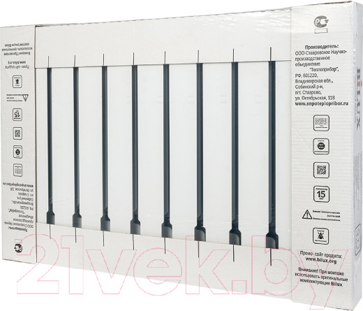 Изображение товара Радиатор биметаллический BiLux Plus R500 (11 секций)