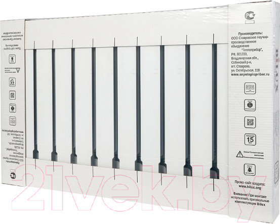 Изображение товара Радиатор биметаллический BiLux Plus R500 (12 секций)