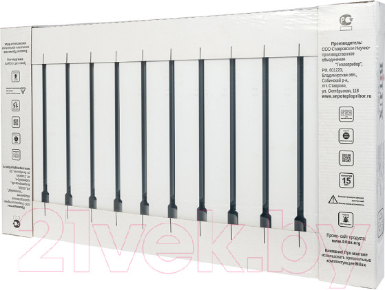 Изображение товара Радиатор биметаллический BiLux Plus R500 (13 секций)