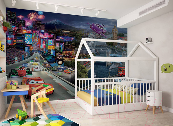 Изображение товара Фотообои листовые Citydecor Тачки (300x254)