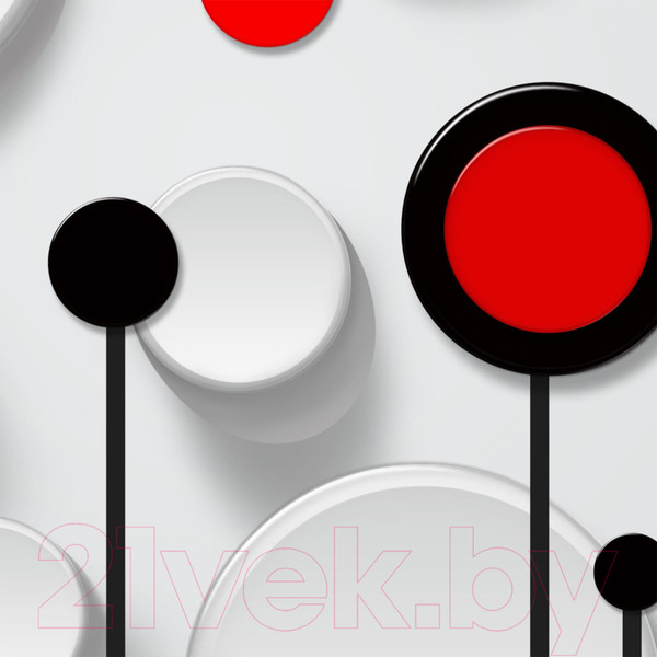 Изображение товара Фотообои листовые Citydecor Абстракция с кругами (300x254)