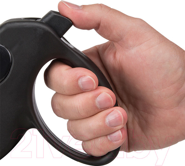 Изображение товара Поводок-рулетка Ferplast Amigo Long Cord 75740017 (черный)