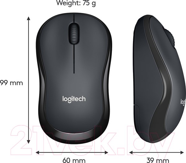 Изображение товара Мышь Logitech B220 910-004881 / 910-005553 (черный)