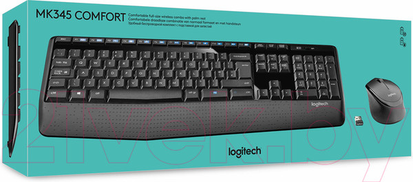Изображение товара Комплект клавиатура и мышь Logitech MK345 920-008534 / 920-006490
