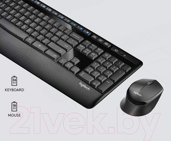 Изображение товара Комплект клавиатура и мышь Logitech MK345 920-008534 / 920-006490