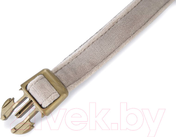 Изображение товара Ошейник Designed by Lotte 746992 (велюр, серый)