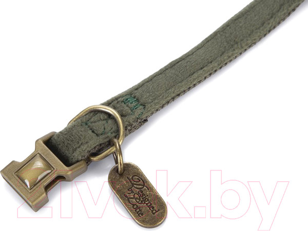 Изображение товара Ошейник Designed by Lotte 747045 (велюр, зеленый)