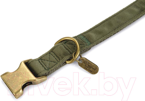 Изображение товара Ошейник Designed by Lotte 747048 (велюр, зеленый)