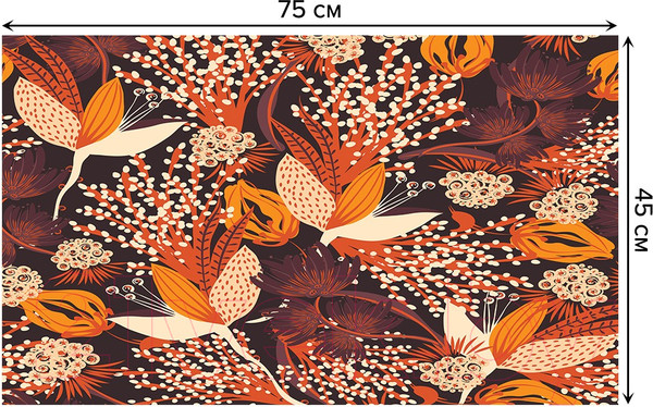 Изображение товара Коврик грязезащитный JoyArty Осенние цветы / door_70672